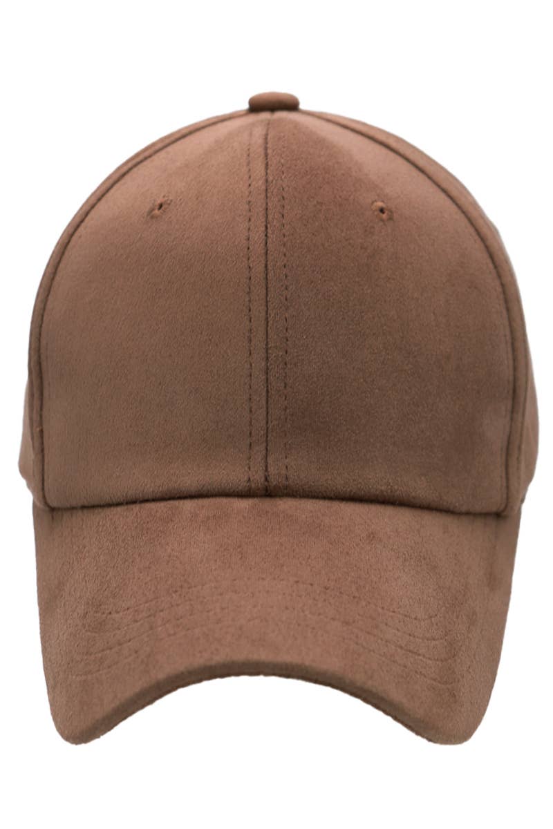 Suede Baseball Cap