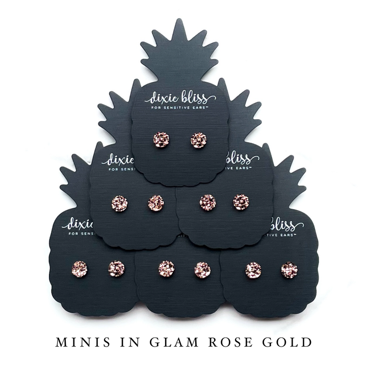 Minis in Glam Rose Gold