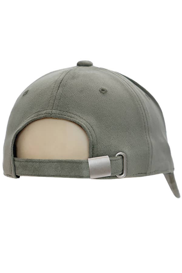 Suede Baseball Cap