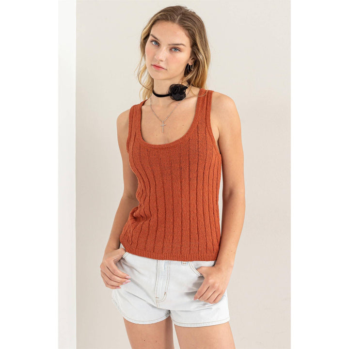 Steph Ribbed Knit Tank