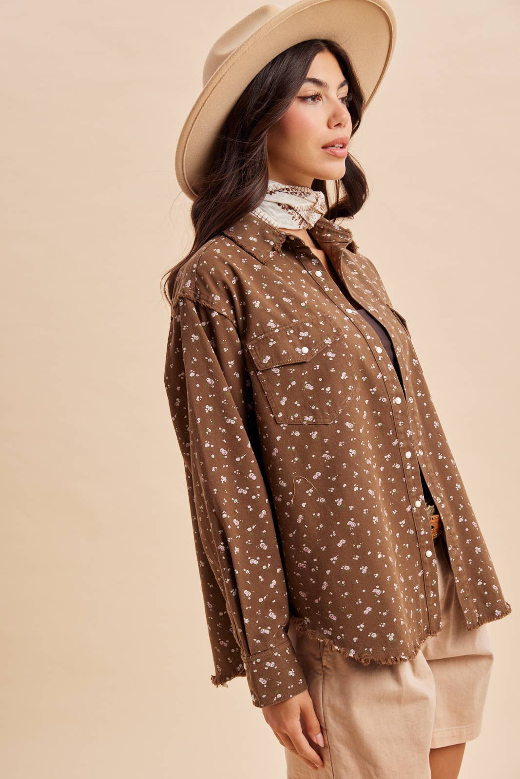 Floral Shacket