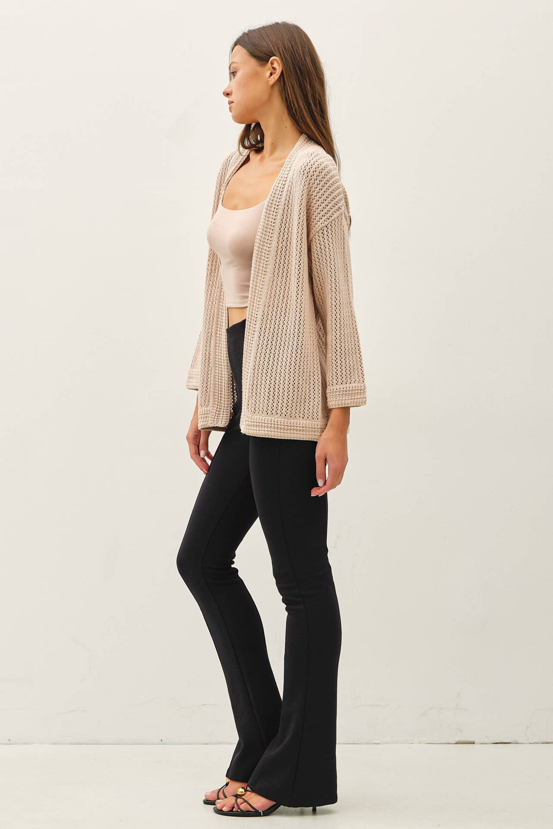 Fisherman Open Cardigan