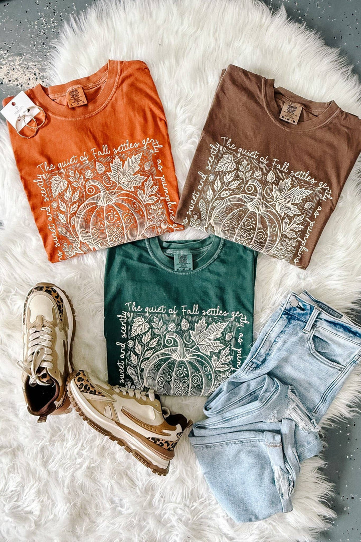 The Quiet of Fall Graphic Tee - Multiple Colors