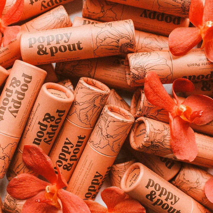 Lip Balm, Pomegranate Peach