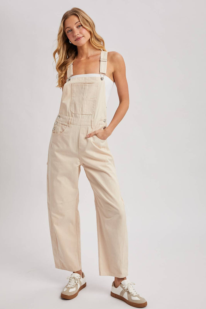 BARREL OVERALLS JUMPSUIT