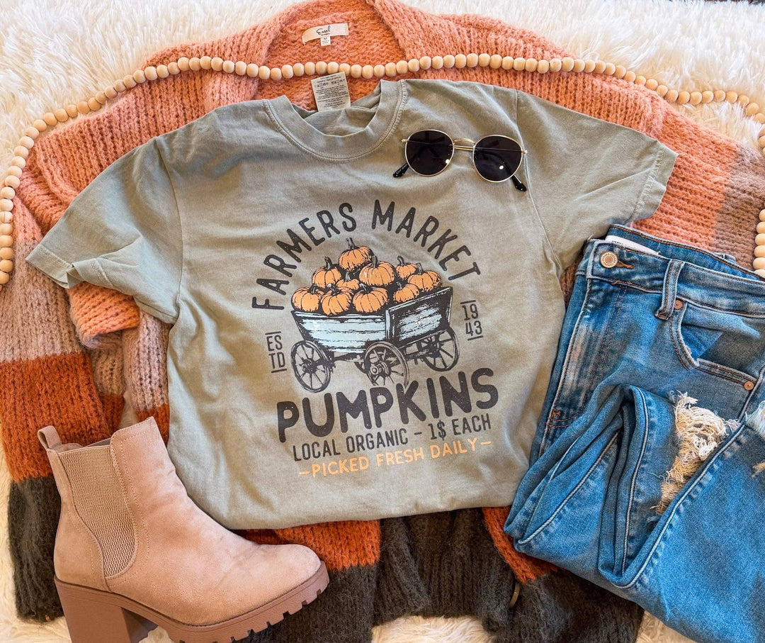 FALL FARMERS MARKET TEE (KHAKI)