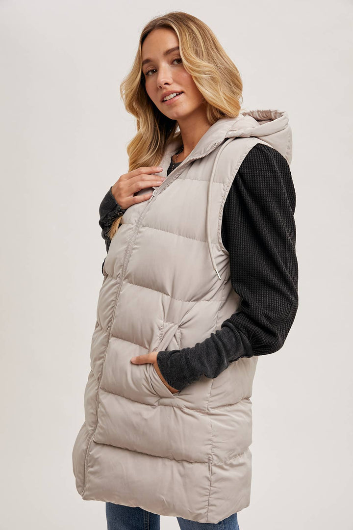 Margo Longline Puffer Vest