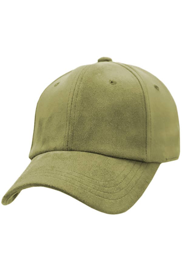 Suede Baseball Cap