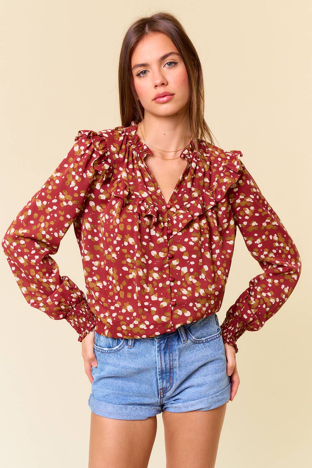 Jocelynn Long Sleeve Blouse