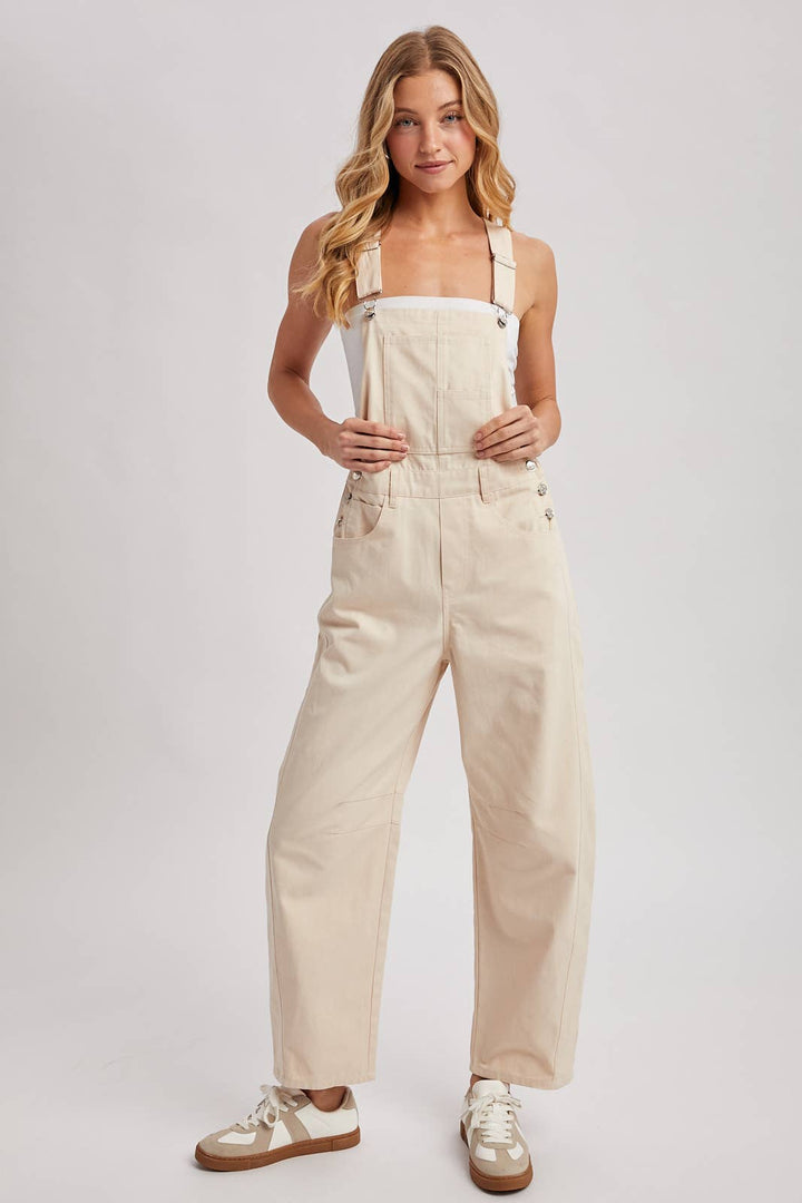 BARREL OVERALLS JUMPSUIT