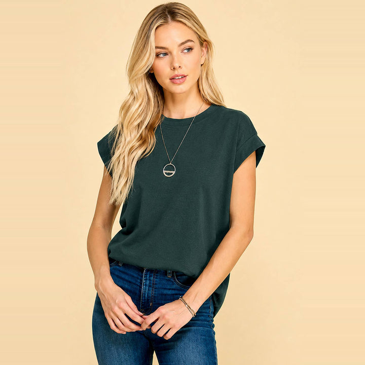 Short Sleeve Solid Top