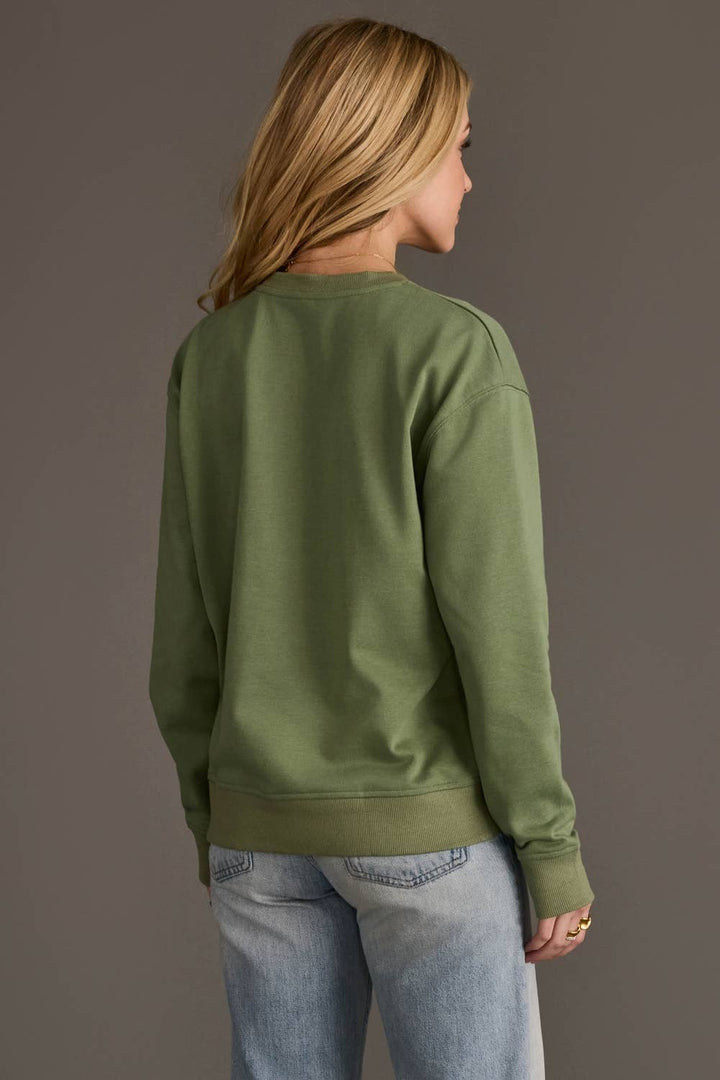 Sage Green Thankful Sweatshirt