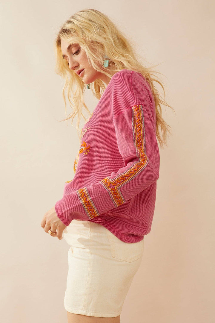 Floral Embroidered Top