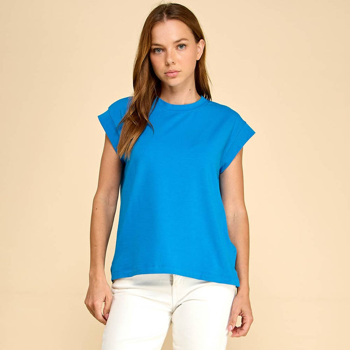 Short Sleeve Solid Top