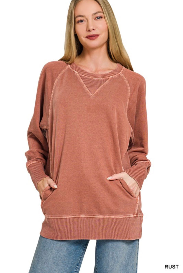 French Terry Pullover ~ Pockets