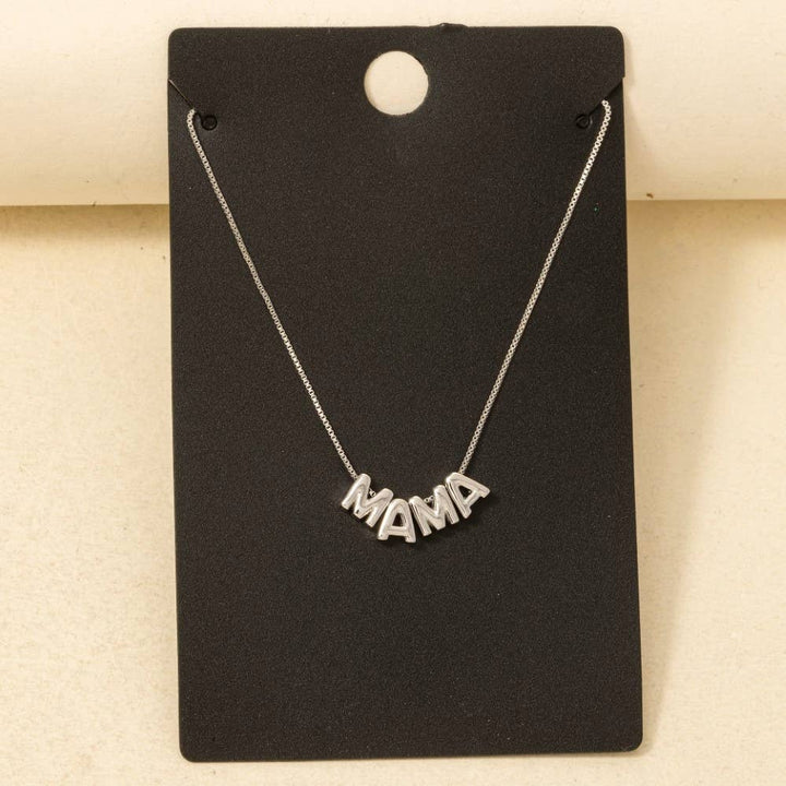 Mama Letters Chain Necklace