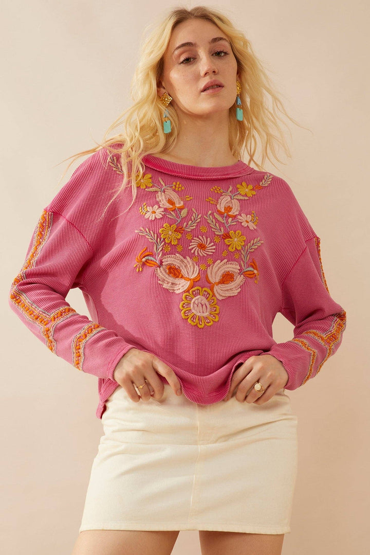 Floral Embroidered Top