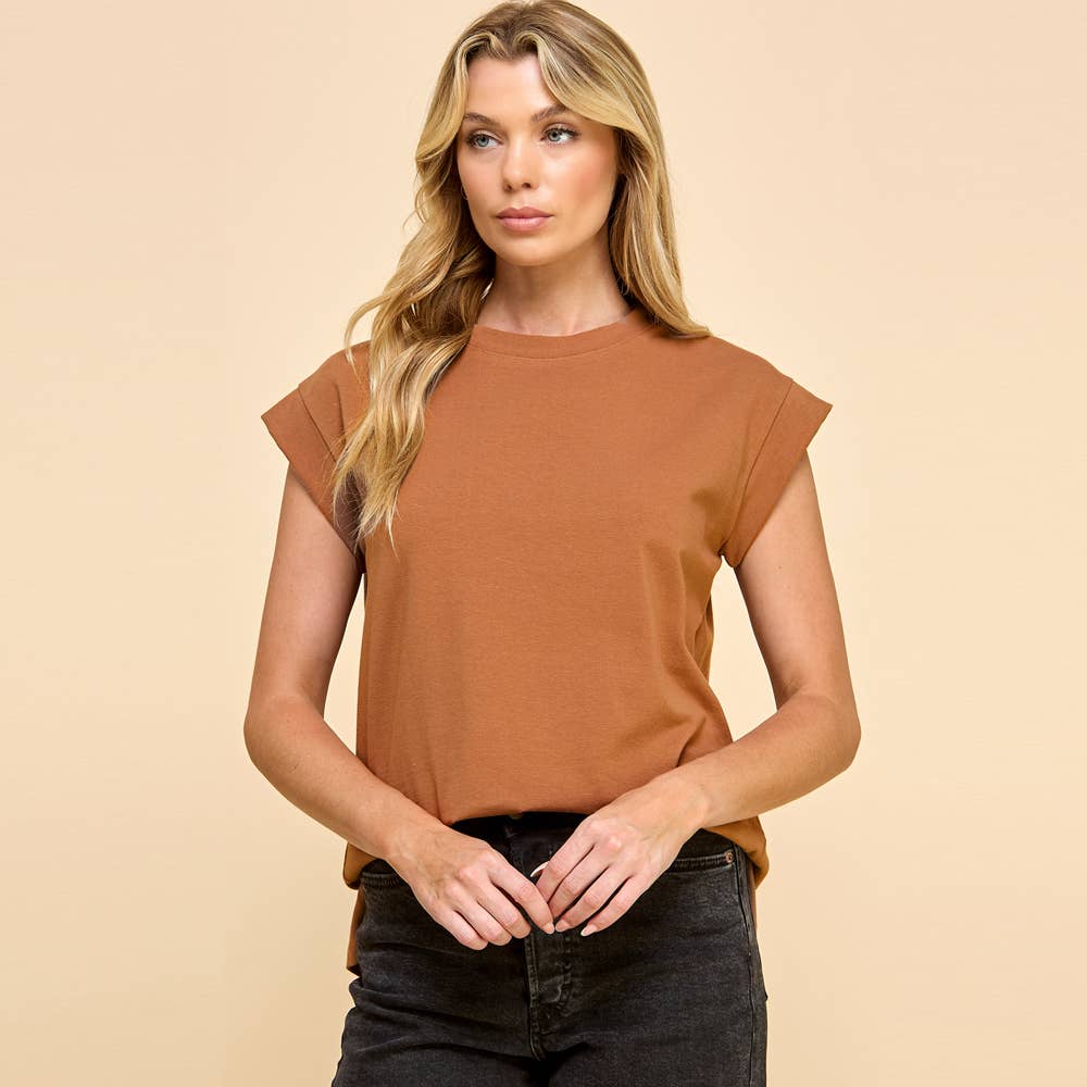 Short Sleeve Solid Top
