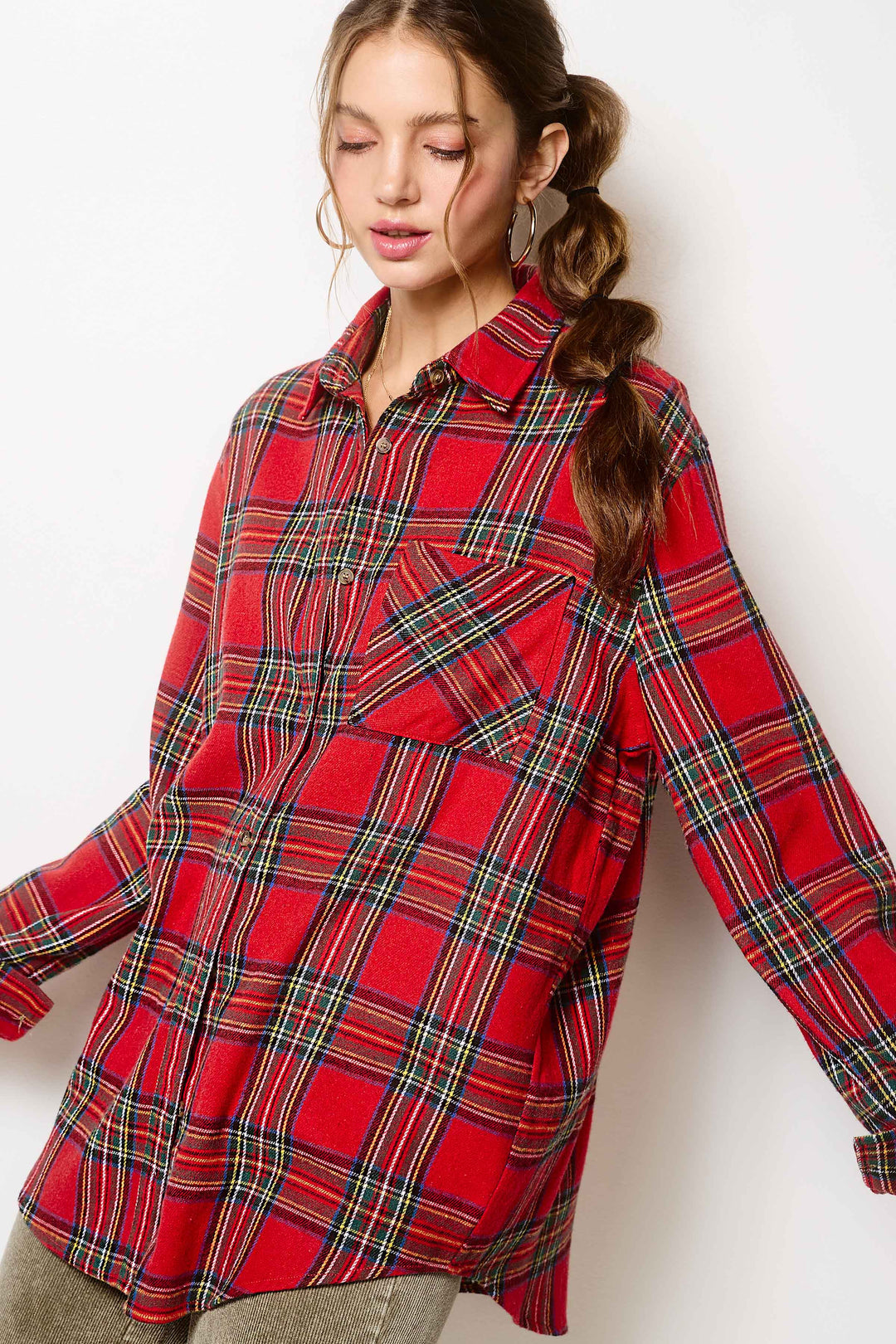 Shelly Plaid Shirts