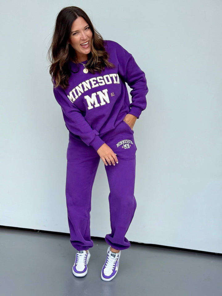 Minnesota Chenille Embroidered Sweatshirt