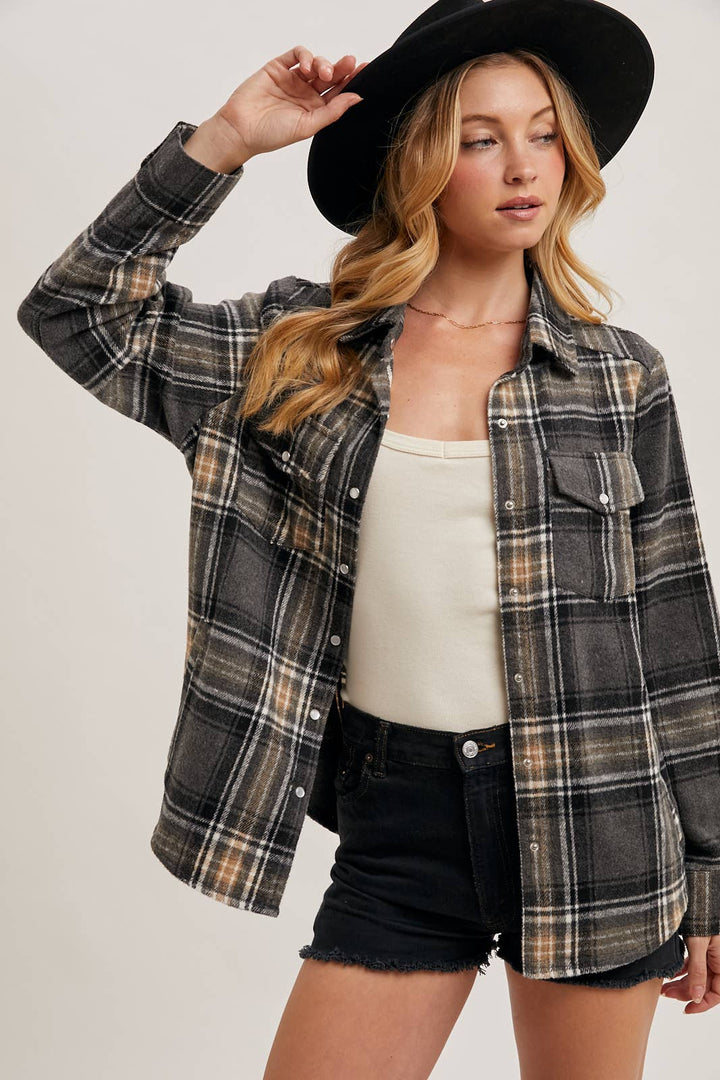Bri Plaid Button Down