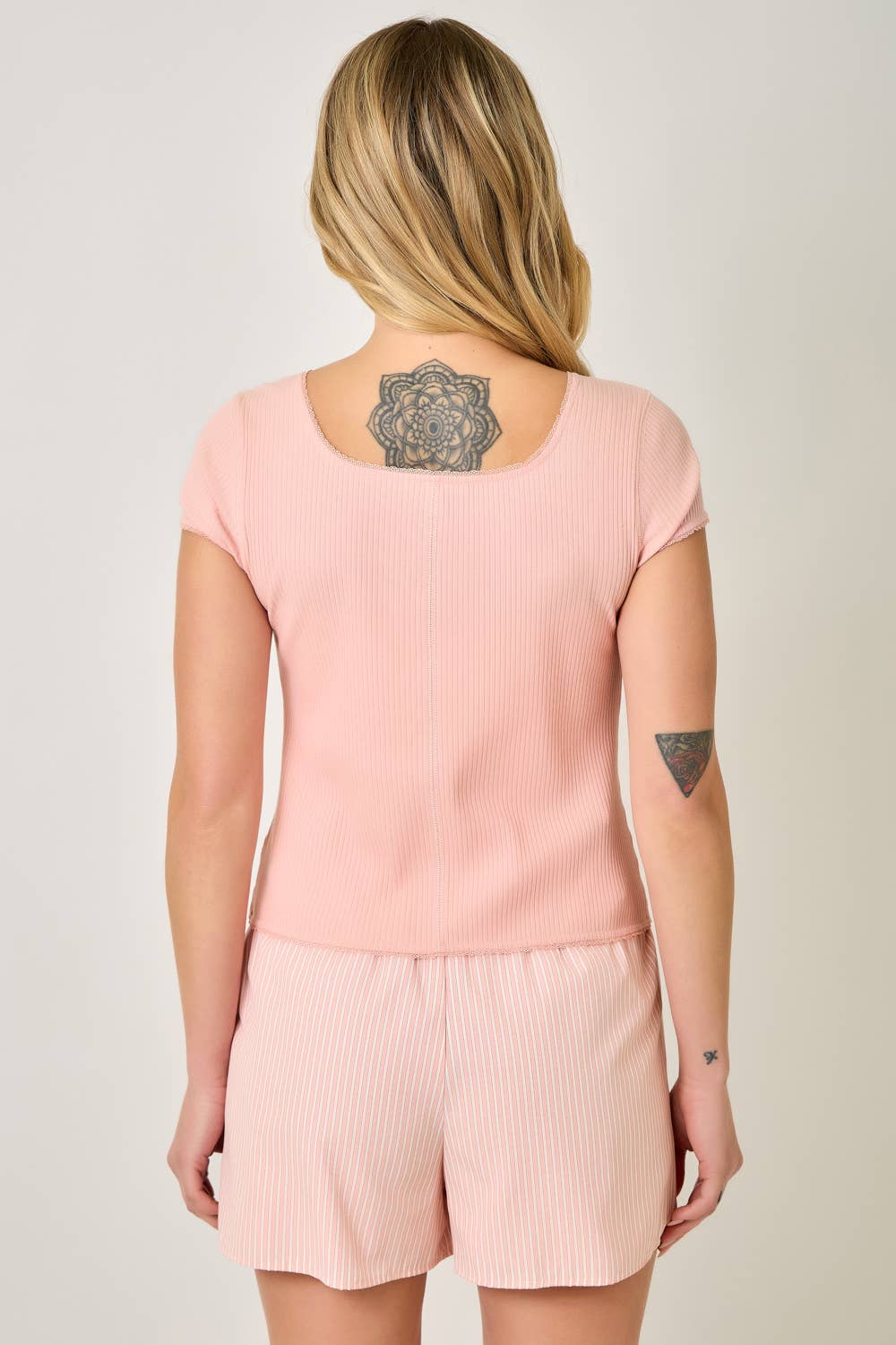 Lace Trim Cardigan Top