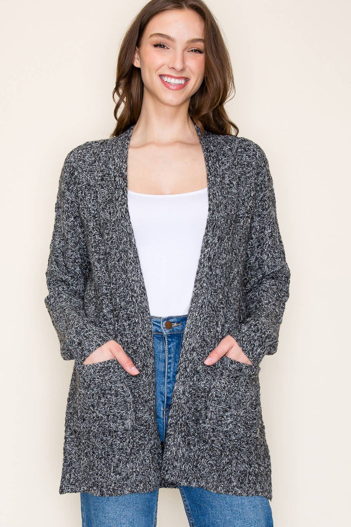 Ellie Cable Knit Cardigan