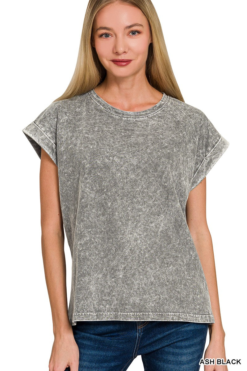 Shaina Cuffed Sleeve Top