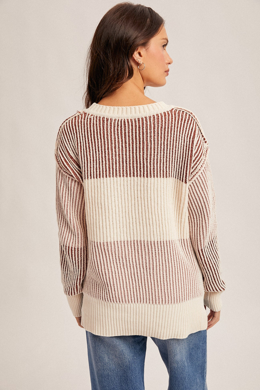 Allison Color Block Sweater