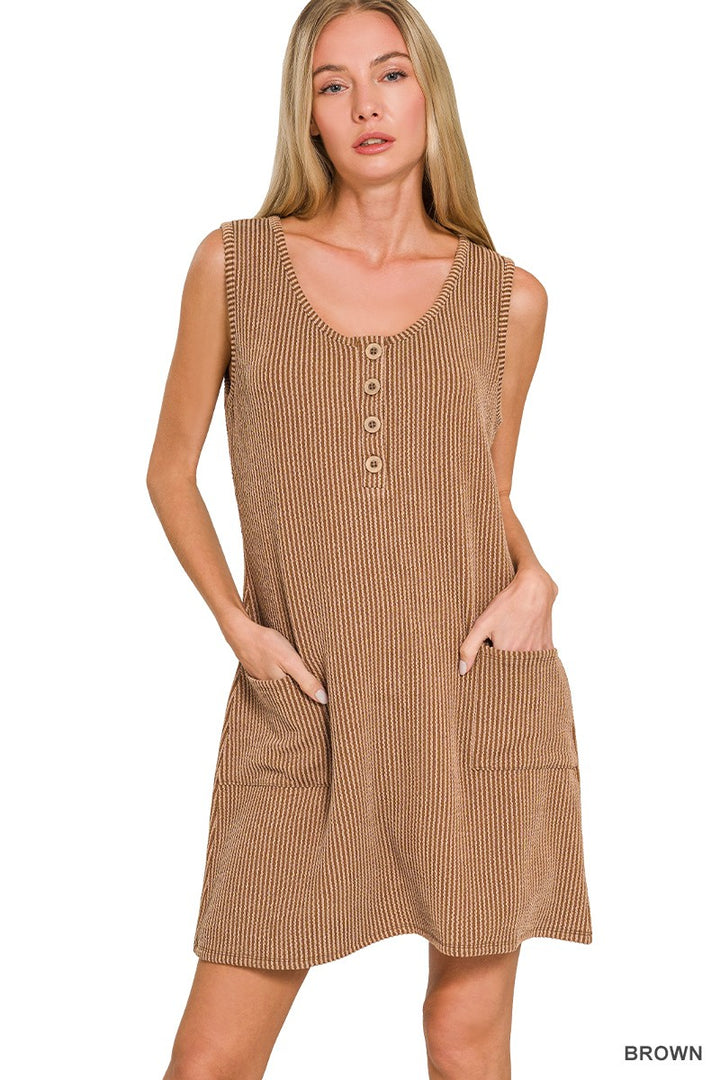 Dana Corded Ribbed Dress