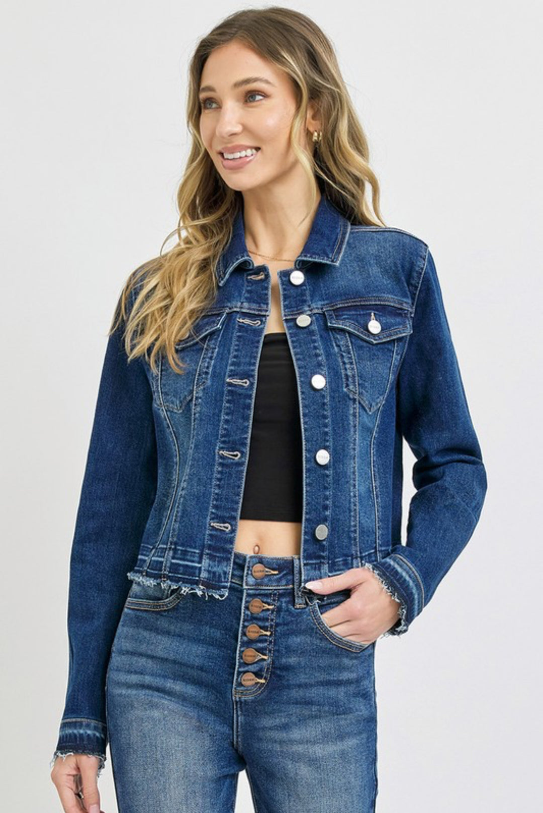 Crystal Risen Denim Jacket