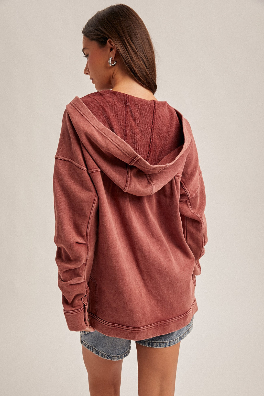 Lynne Washed Terry Hoodie