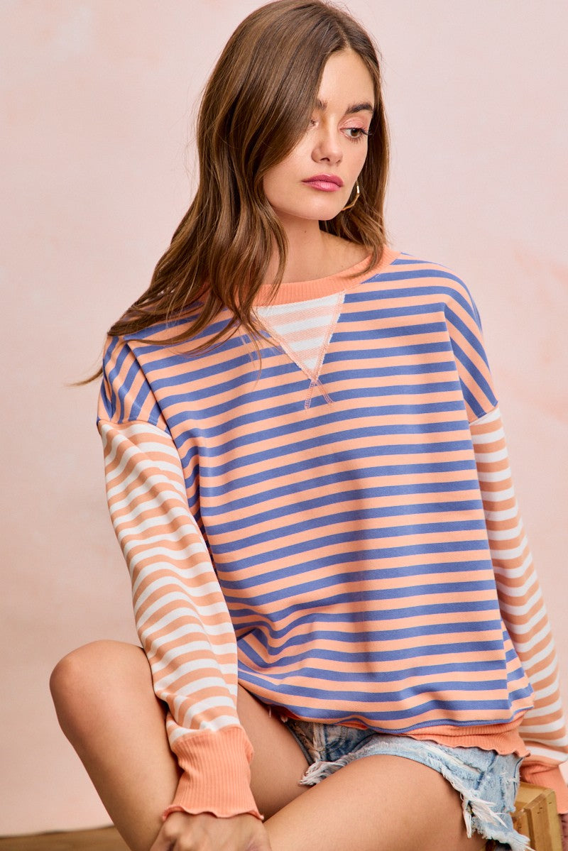 Presley Stripe Pullover