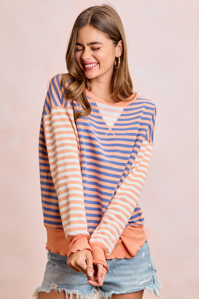 Presley Stripe Pullover