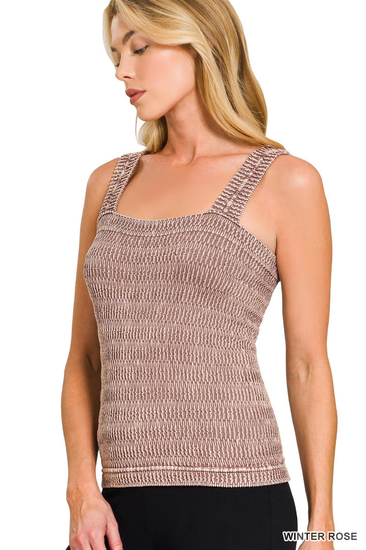 Seamless Stone Washed Tank
