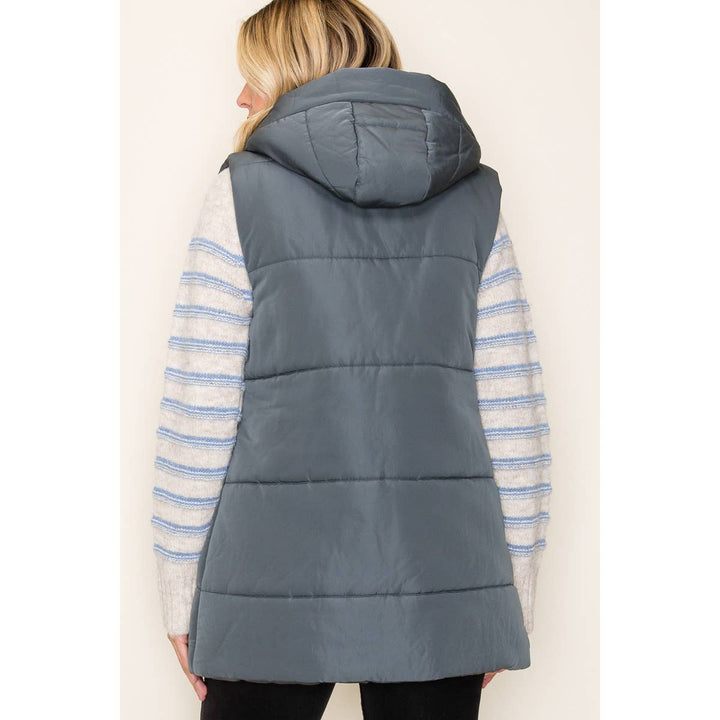 Amie Hooded Puffer Vest