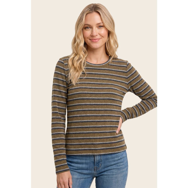 DOUBLE STRIPED BASIC TOP
