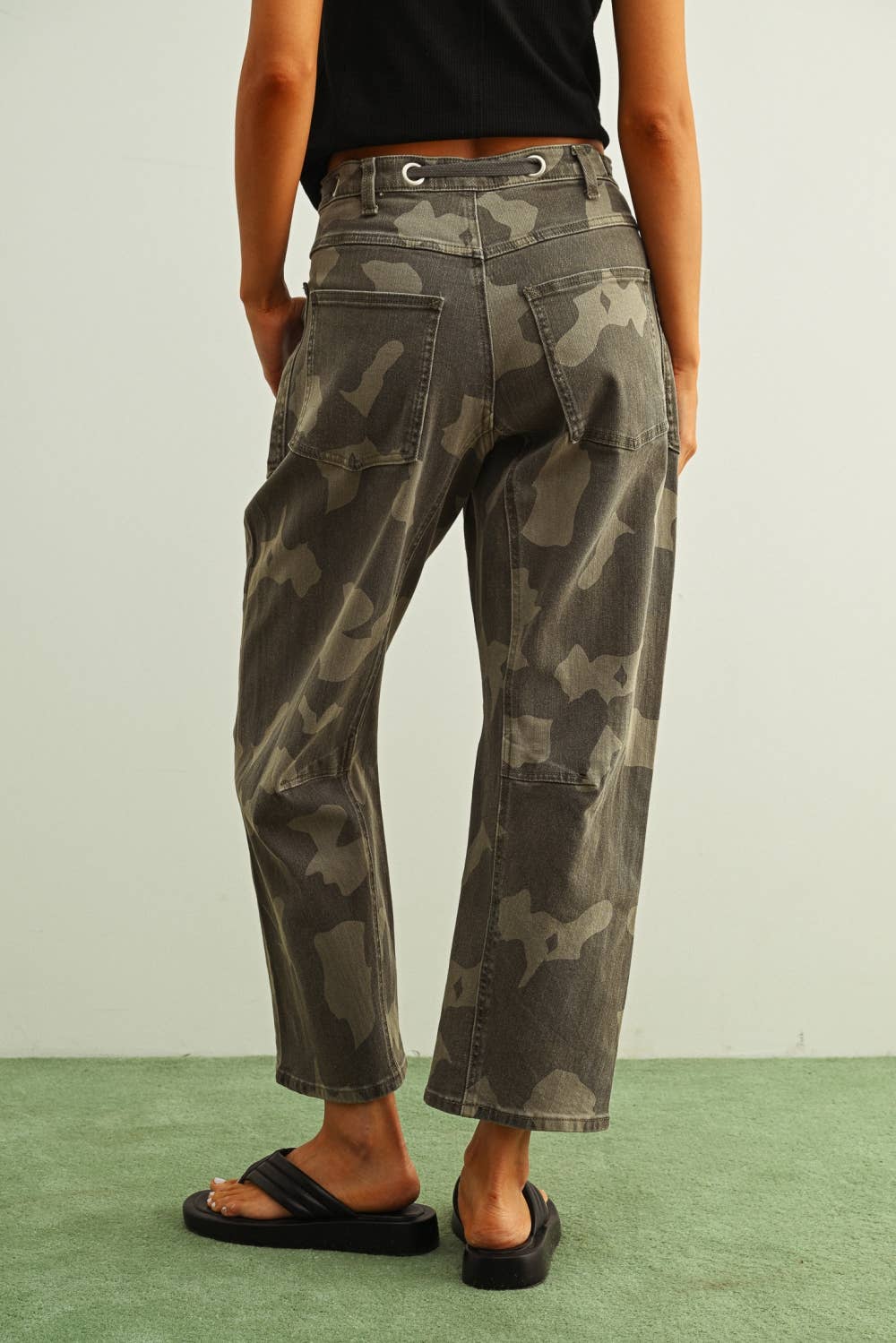 Camoflauge Drawstring Pants