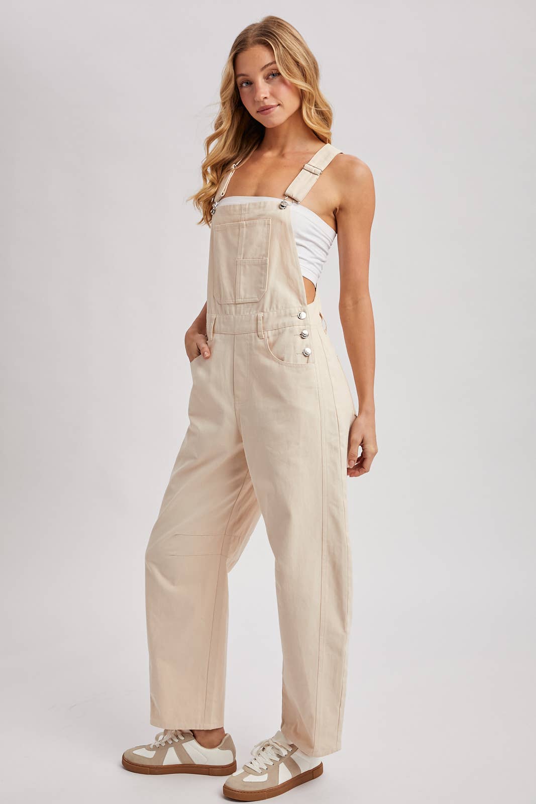 BARREL OVERALLS JUMPSUIT