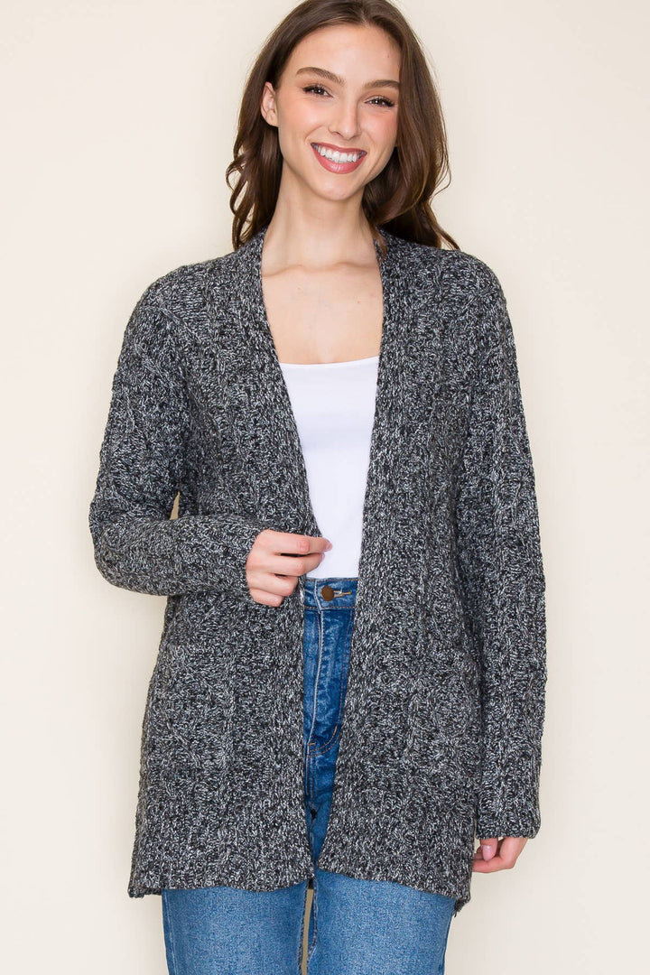 Ellie Cable Knit Cardigan