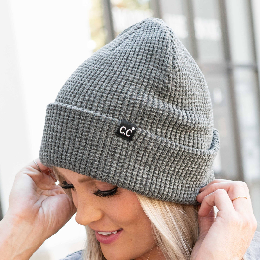 CC Waffle Knit Beanie