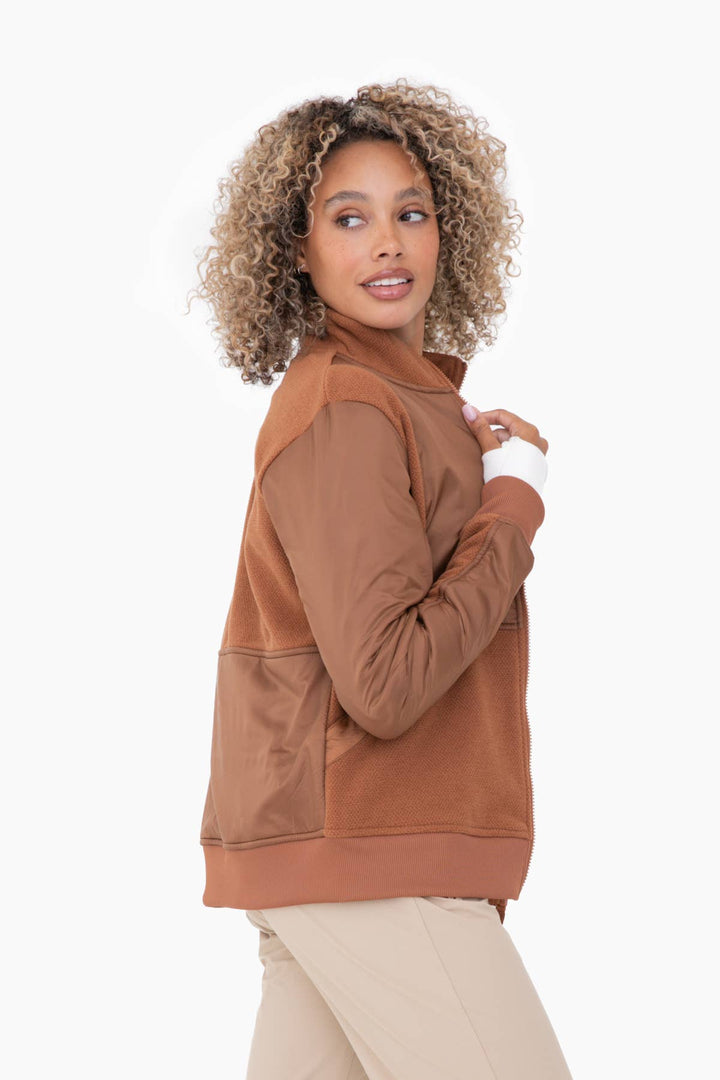 Textured Fleece Jacket