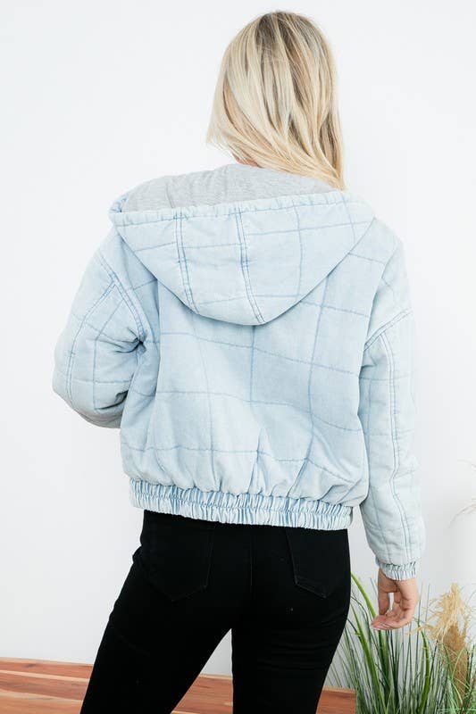 Denim Bomber Jacket