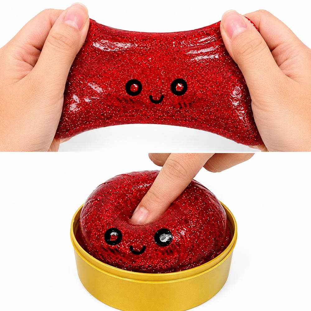 Glittered Steamed Bao Bun Dumpling Toy