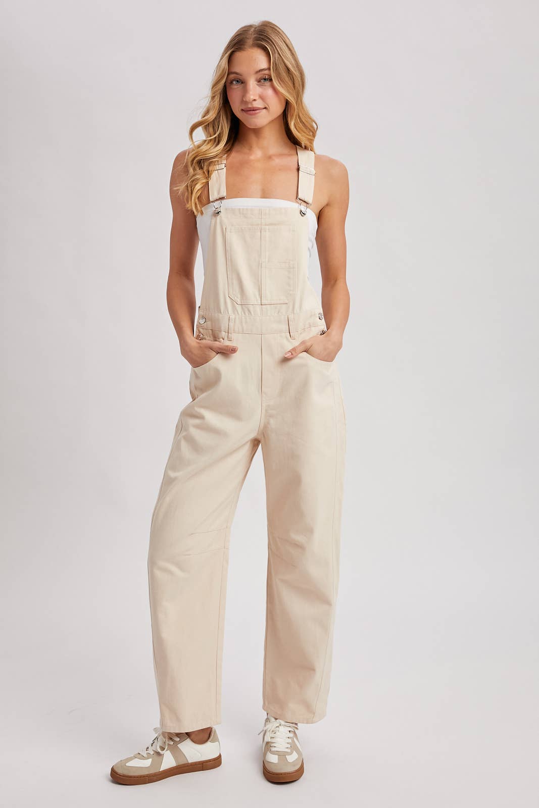 BARREL OVERALLS JUMPSUIT