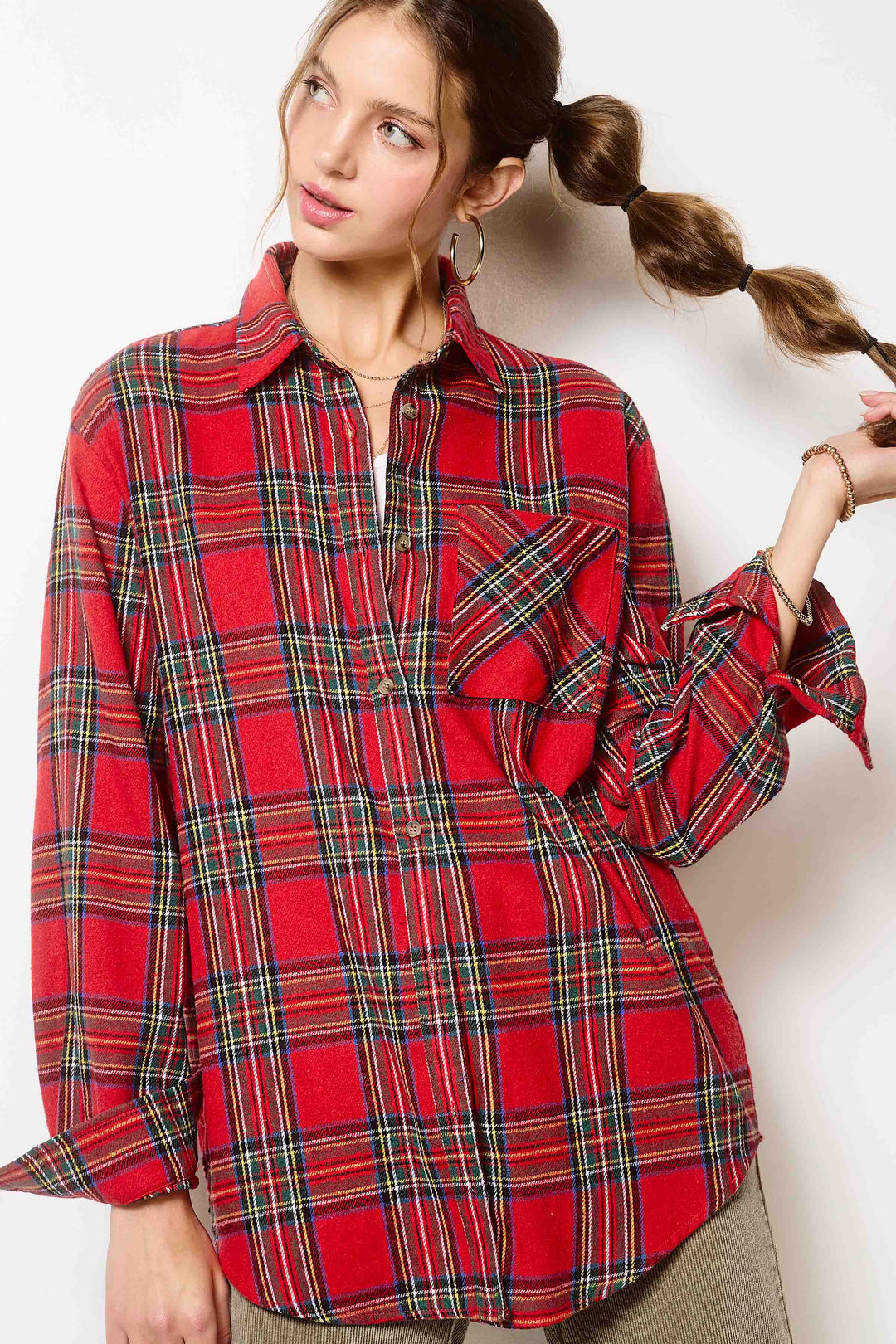 Shelly Plaid Shirts