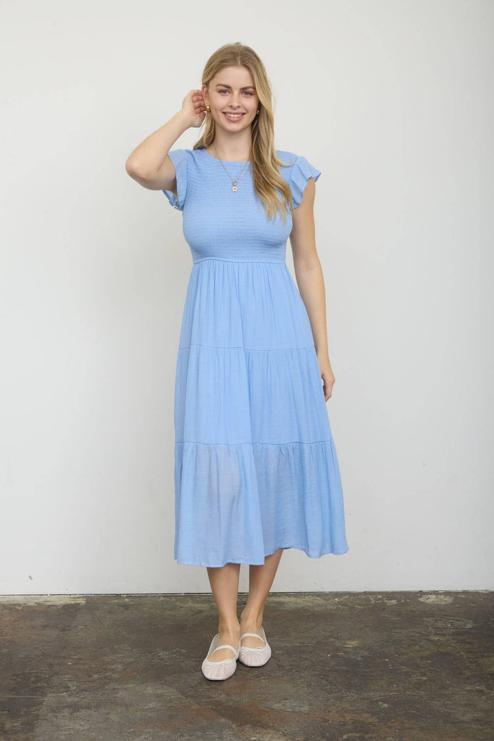Bella Smocked Tiered Dress