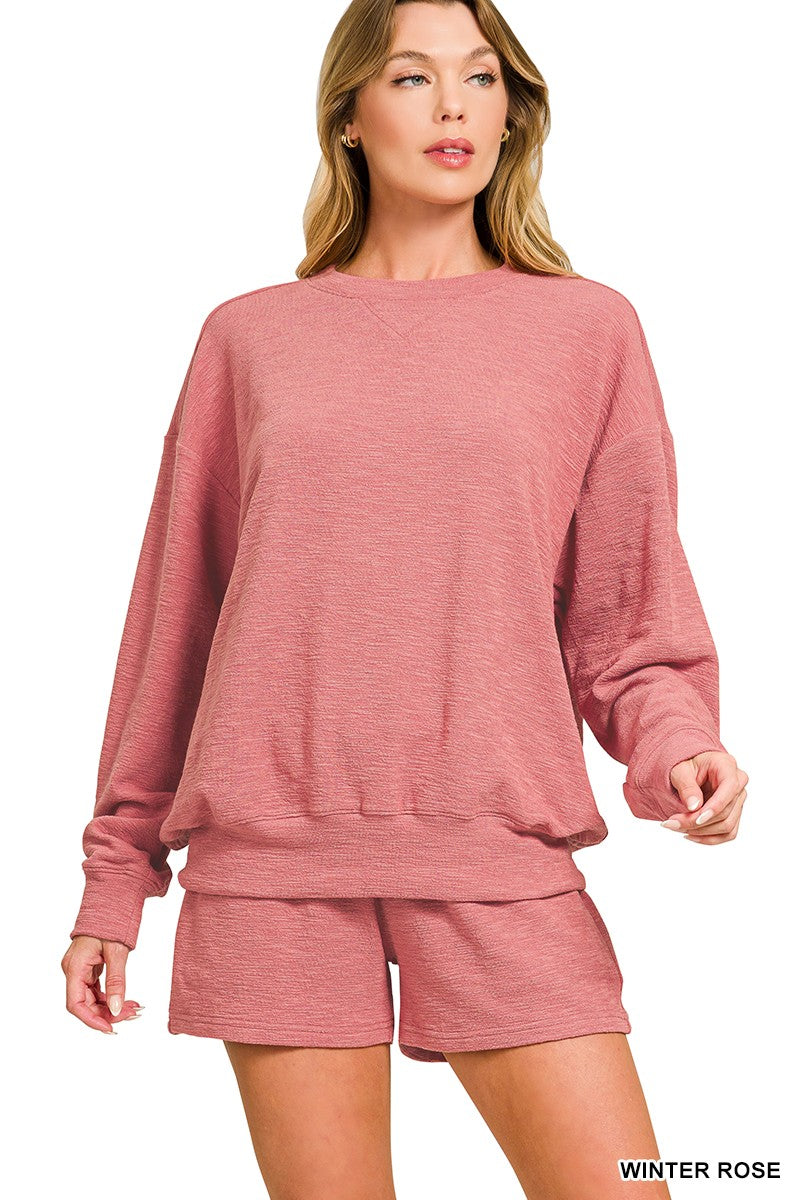 Amie Slub Pullover