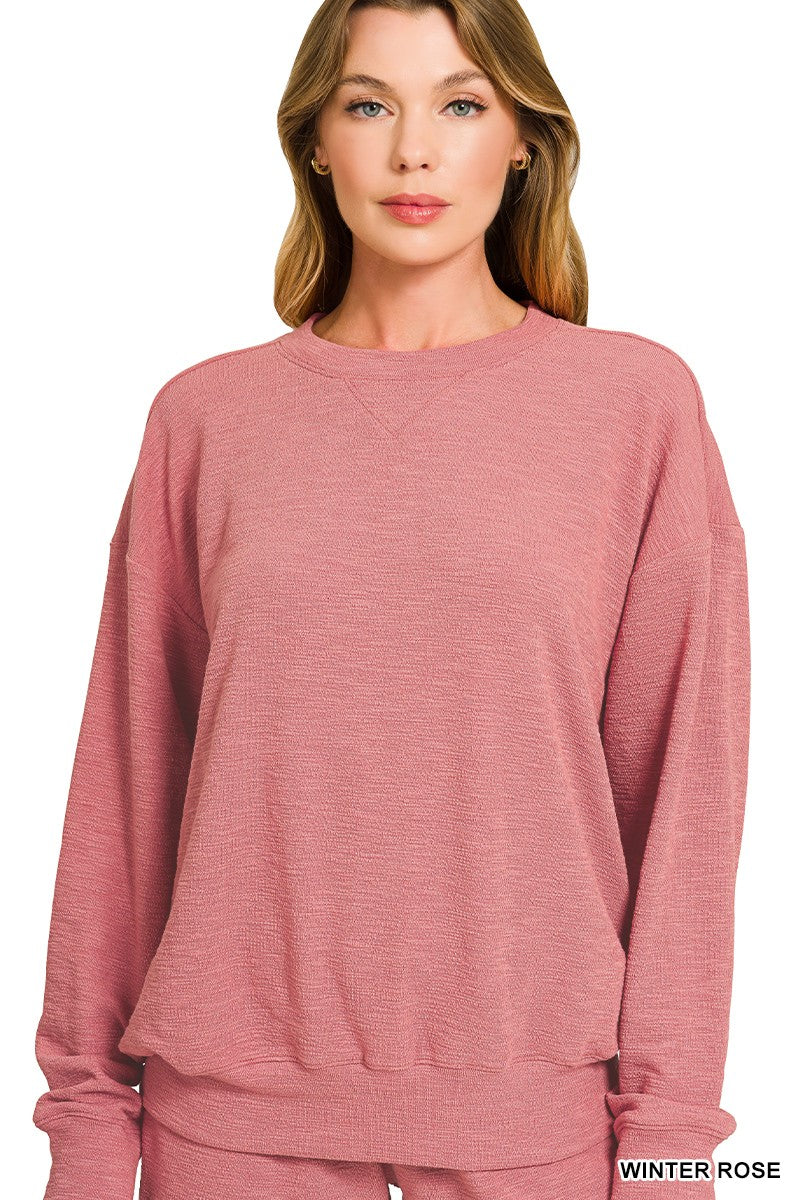 Amie Slub Pullover
