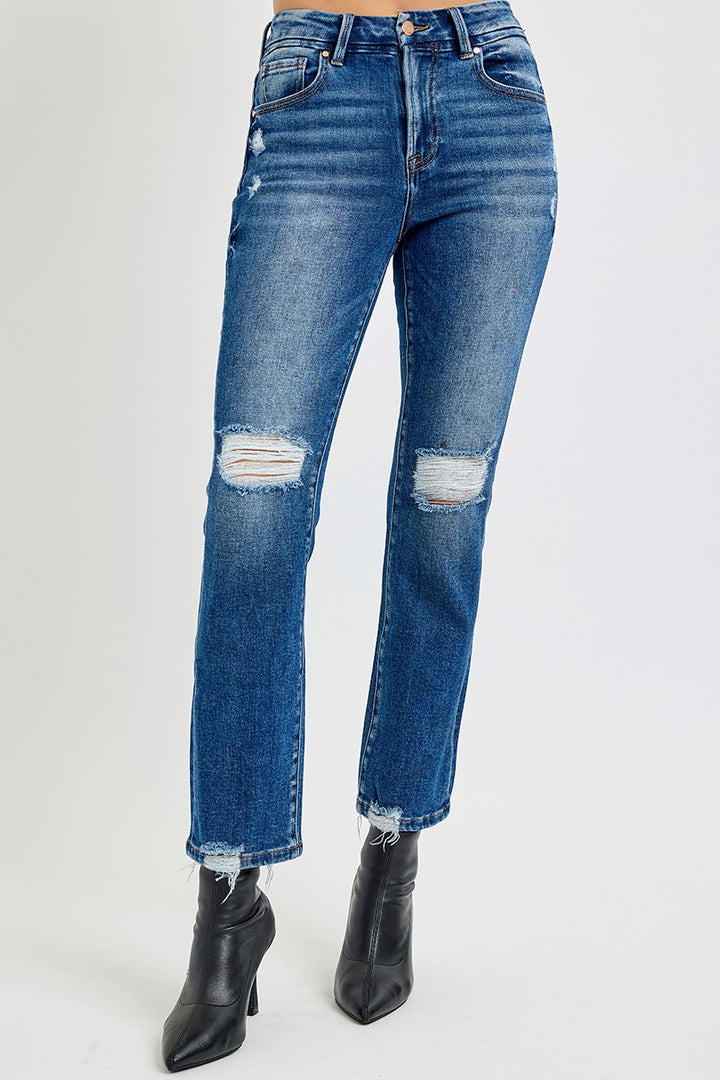 Ashlynn Crop Straight Leg Jeans